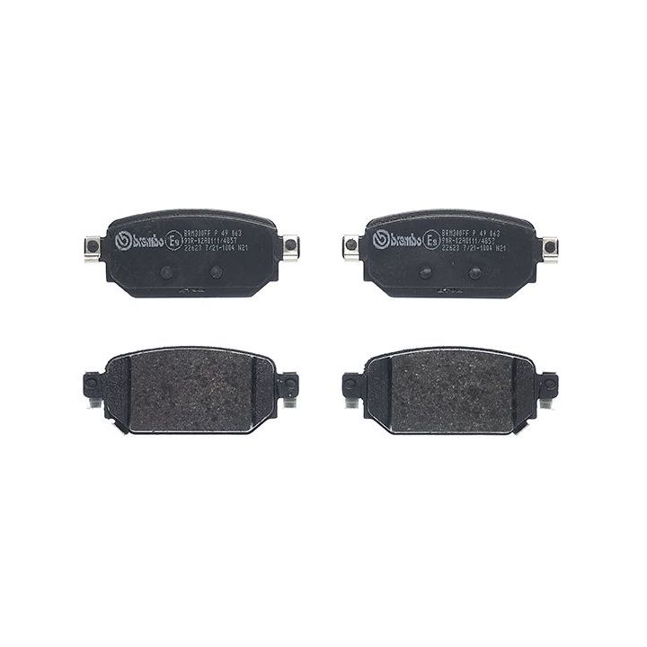 Stabdžių trinkelių rinkinys, diskinis stabdys BREMBO P 49 063