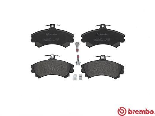 Stabdžių trinkelių rinkinys, diskinis stabdys BREMBO P 50 055