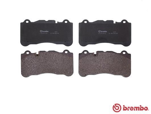Stabdžių trinkelių rinkinys, diskinis stabdys BREMBO P 50 078