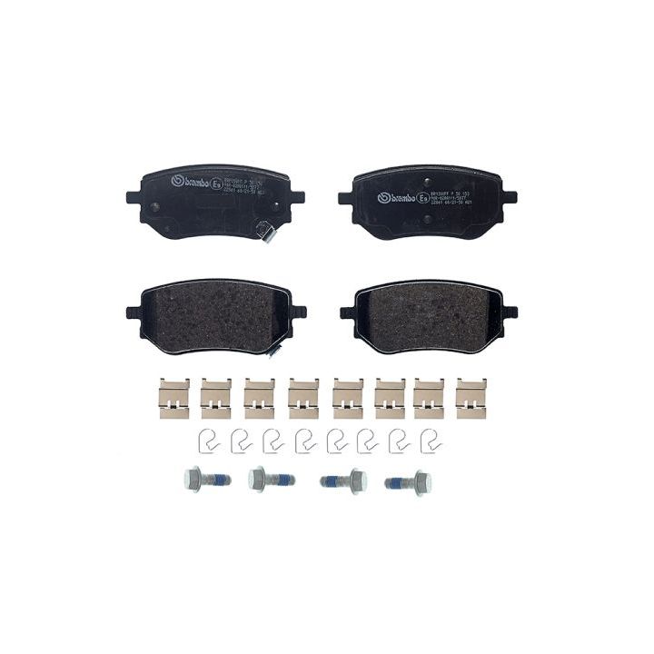 Stabdžių trinkelių rinkinys, diskinis stabdys BREMBO P 50 153