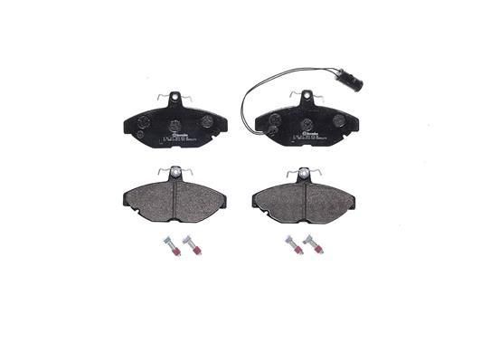 Stabdžių trinkelių rinkinys, diskinis stabdys BREMBO P 52 011