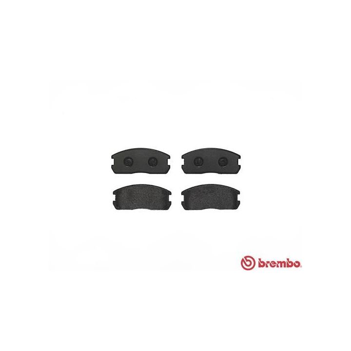 Stabdžių trinkelių rinkinys, diskinis stabdys BREMBO P 54 009