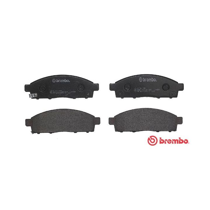 Stabdžių trinkelių rinkinys, diskinis stabdys BREMBO P 54 055