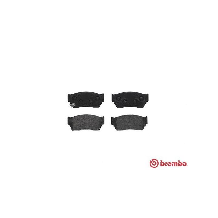 Stabdžių trinkelių rinkinys, diskinis stabdys BREMBO P 56 027