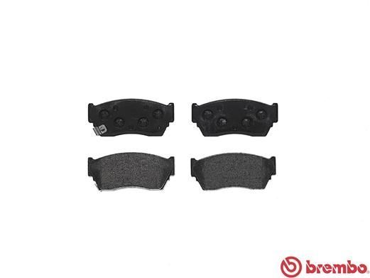 Stabdžių trinkelių rinkinys, diskinis stabdys BREMBO P 56 027