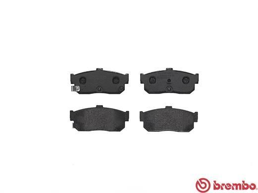 Stabdžių trinkelių rinkinys, diskinis stabdys BREMBO P 56 029