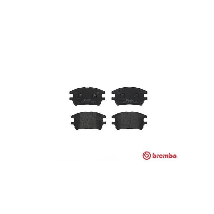 Stabdžių trinkelių rinkinys, diskinis stabdys BREMBO P 56 050