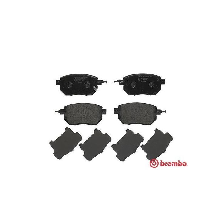 Stabdžių trinkelių rinkinys, diskinis stabdys BREMBO P 56 051