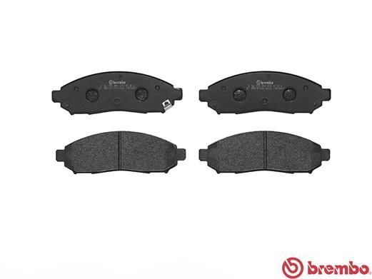 Stabdžių trinkelių rinkinys, diskinis stabdys BREMBO P 56 059