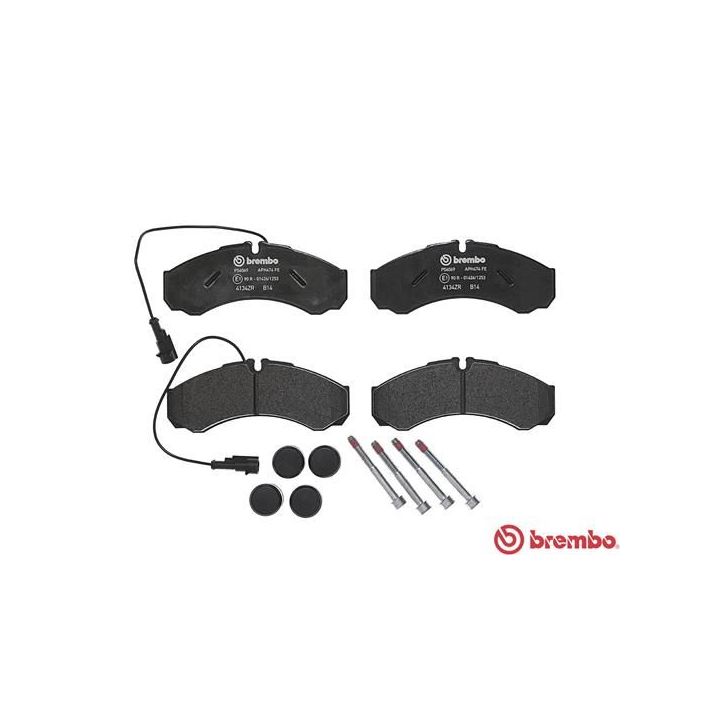 Stabdžių trinkelių rinkinys, diskinis stabdys BREMBO P 56 069