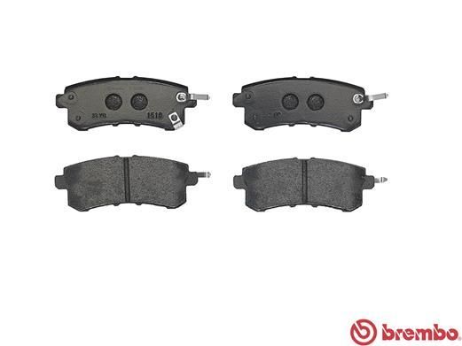 Stabdžių trinkelių rinkinys, diskinis stabdys BREMBO P 56 082