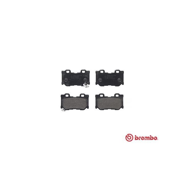 Stabdžių trinkelių rinkinys, diskinis stabdys BREMBO P 56 095