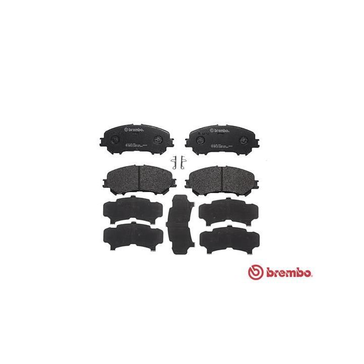 Stabdžių trinkelių rinkinys, diskinis stabdys BREMBO P 56 099