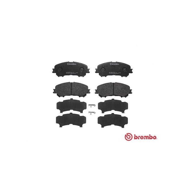 Stabdžių trinkelių rinkinys, diskinis stabdys BREMBO P 56 100