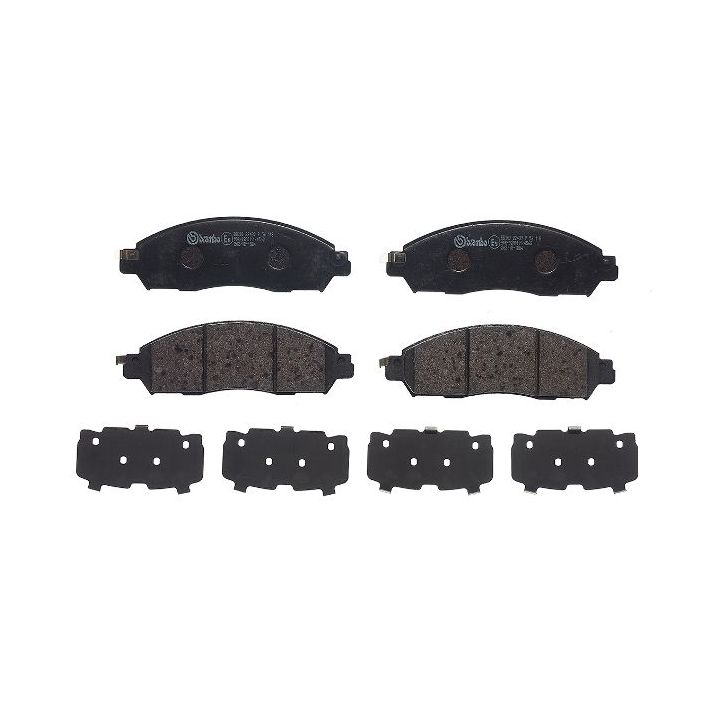 Stabdžių trinkelių rinkinys, diskinis stabdys BREMBO P 56 118