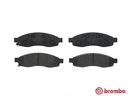 Stabdžių trinkelių rinkinys, diskinis stabdys BREMBO P 58 001