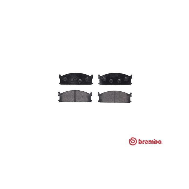 Stabdžių trinkelių rinkinys, diskinis stabdys BREMBO P 59 008