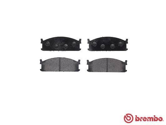 Stabdžių trinkelių rinkinys, diskinis stabdys BREMBO P 59 008