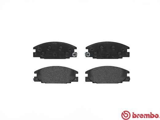 Stabdžių trinkelių rinkinys, diskinis stabdys BREMBO P 59 015
