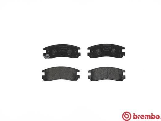 Stabdžių trinkelių rinkinys, diskinis stabdys BREMBO P 59 027