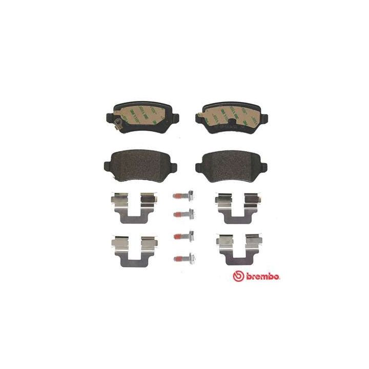 Stabdžių trinkelių rinkinys, diskinis stabdys BREMBO P 59 038