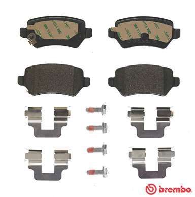 Stabdžių trinkelių rinkinys, diskinis stabdys BREMBO P 59 038