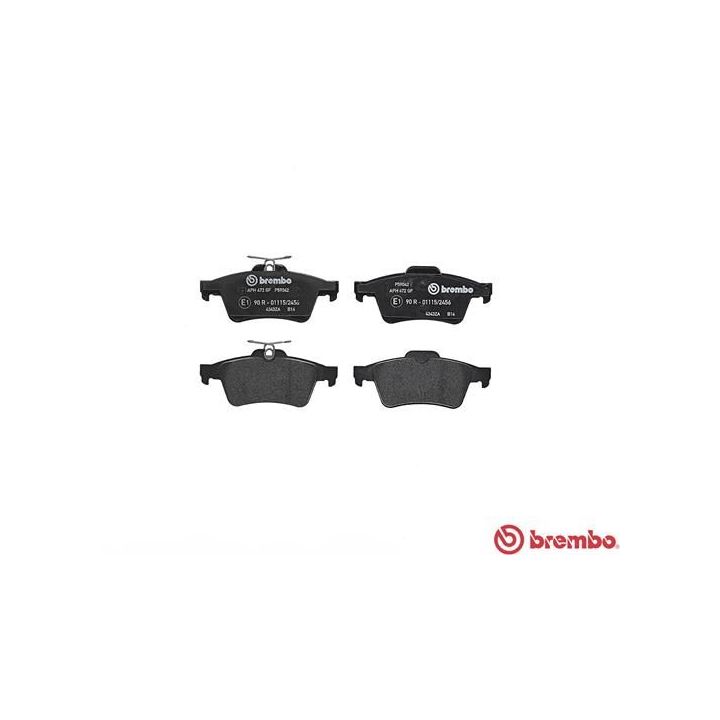 Stabdžių trinkelių rinkinys, diskinis stabdys BREMBO P 59 042