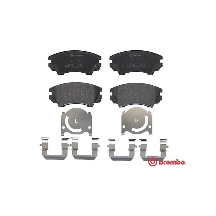 Stabdžių trinkelių rinkinys, diskinis stabdys BREMBO P 59 055