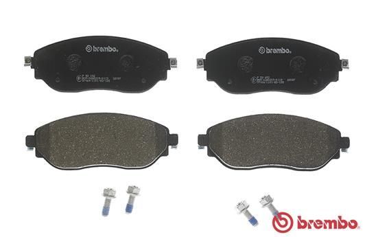 Stabdžių trinkelių rinkinys, diskinis stabdys BREMBO P 59 082