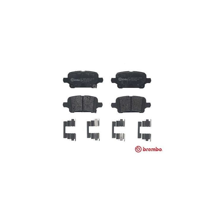 Stabdžių trinkelių rinkinys, diskinis stabdys BREMBO P 59 090