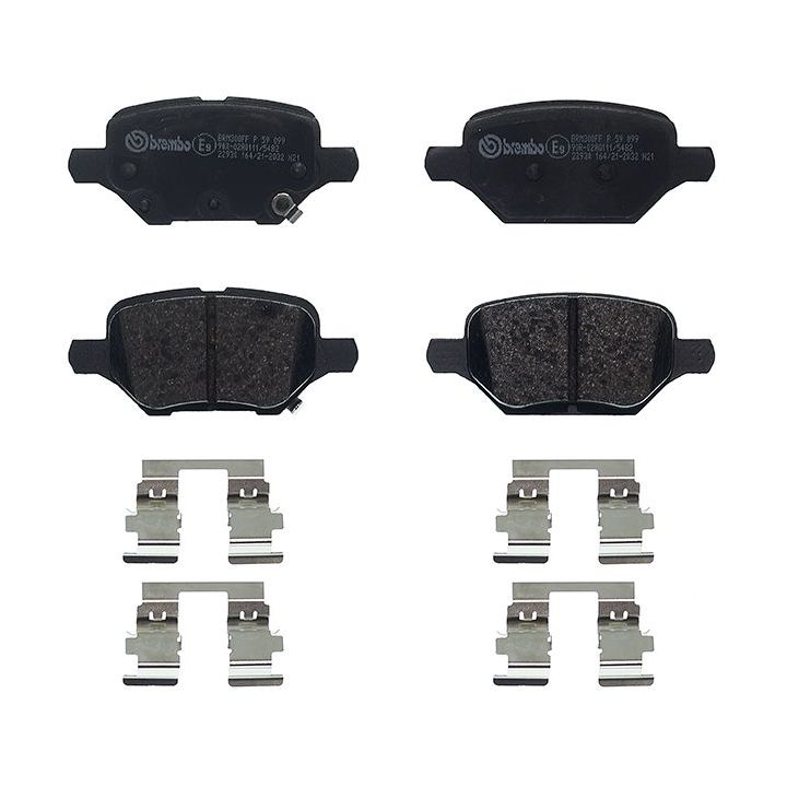 Stabdžių trinkelių rinkinys, diskinis stabdys BREMBO P 59 099