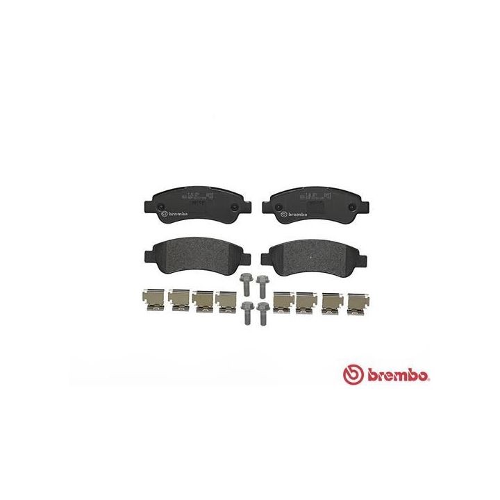 Stabdžių trinkelių rinkinys, diskinis stabdys BREMBO P 61 091