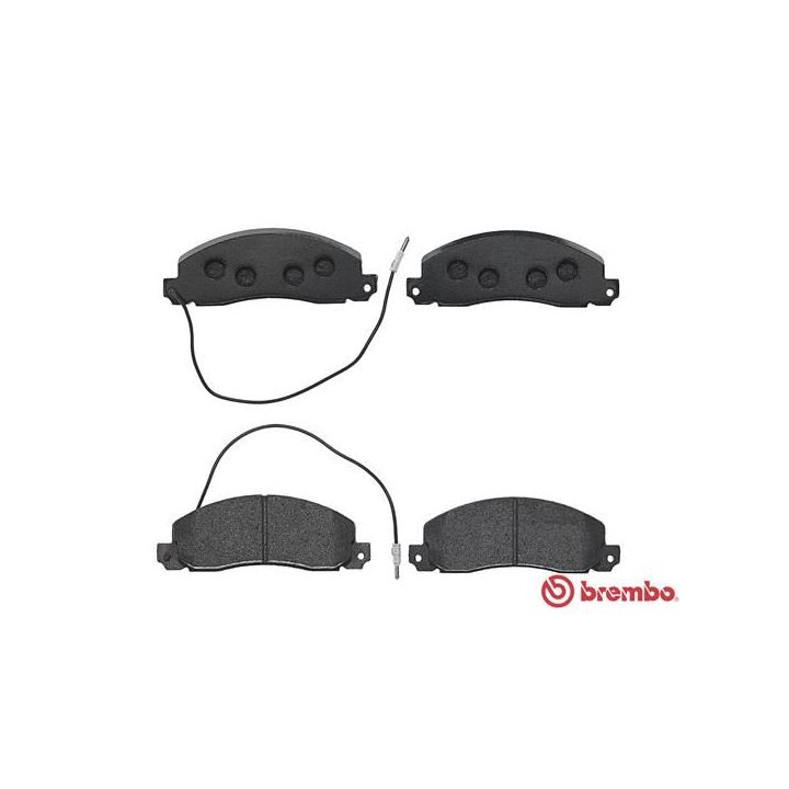 Stabdžių trinkelių rinkinys, diskinis stabdys BREMBO P 68 006