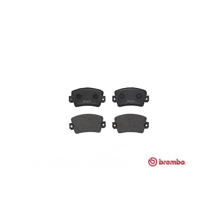 Stabdžių trinkelių rinkinys, diskinis stabdys BREMBO P 68 007