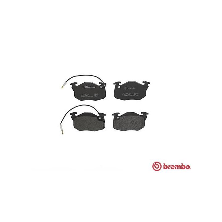 Stabdžių trinkelių rinkinys, diskinis stabdys BREMBO P 68 010