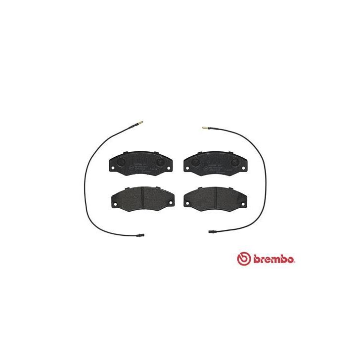 Stabdžių trinkelių rinkinys, diskinis stabdys BREMBO P 68 016