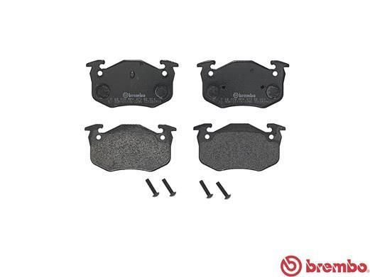 Stabdžių trinkelių rinkinys, diskinis stabdys BREMBO P 68 018