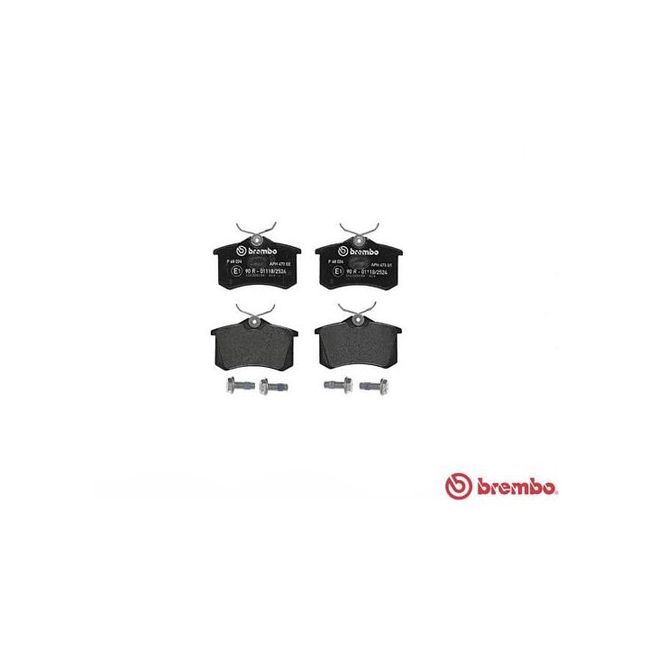 Stabdžių trinkelių rinkinys, diskinis stabdys BREMBO P 68 024