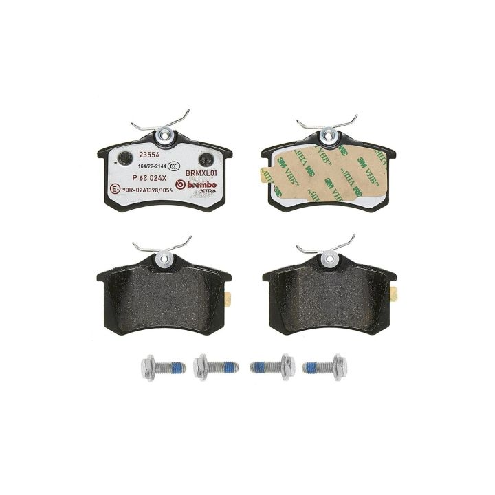 Stabdžių trinkelių rinkinys, diskinis stabdys BREMBO P 68 024X