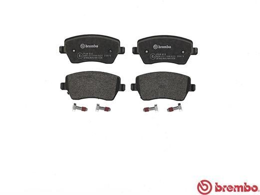 Stabdžių trinkelių rinkinys, diskinis stabdys BREMBO P 68 033