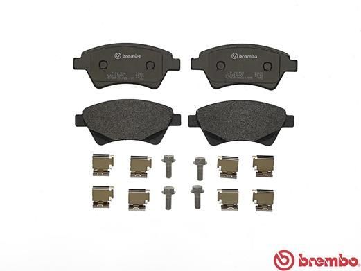 Stabdžių trinkelių rinkinys, diskinis stabdys BREMBO P 68 034