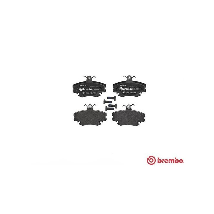 Stabdžių trinkelių rinkinys, diskinis stabdys BREMBO P 68 038