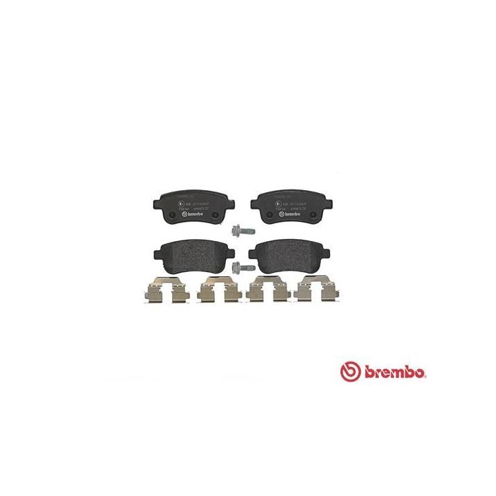 Stabdžių trinkelių rinkinys, diskinis stabdys BREMBO P 68 041