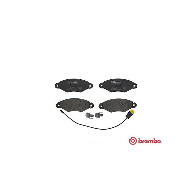 Stabdžių trinkelių rinkinys, diskinis stabdys BREMBO P 68 042