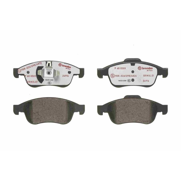 Stabdžių trinkelių rinkinys, diskinis stabdys BREMBO P 68 050X