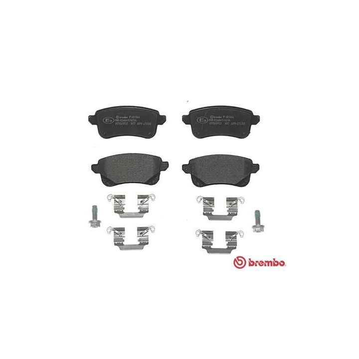 Stabdžių trinkelių rinkinys, diskinis stabdys BREMBO P 68 064