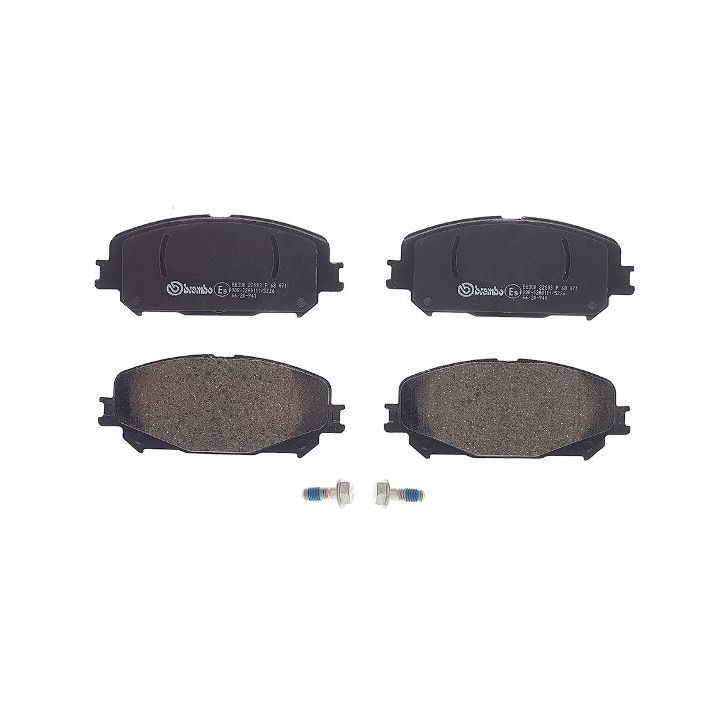 Stabdžių trinkelių rinkinys, diskinis stabdys BREMBO P 68 071