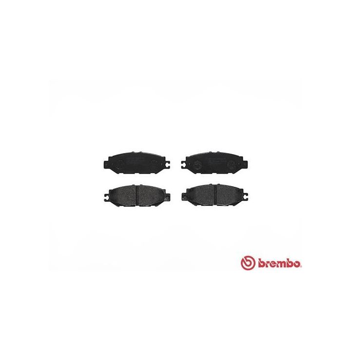 Stabdžių trinkelių rinkinys, diskinis stabdys BREMBO P 83 036