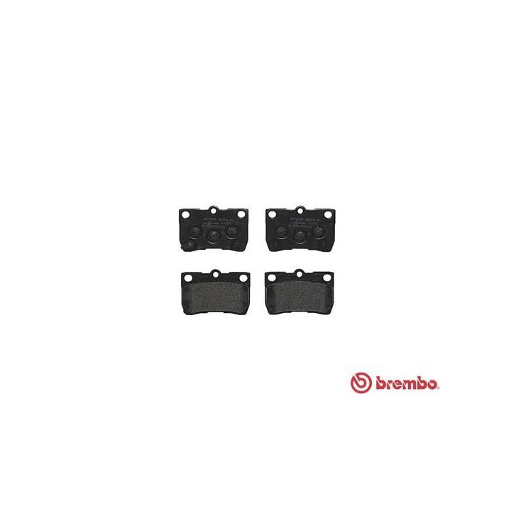 Stabdžių trinkelių rinkinys, diskinis stabdys BREMBO P 83 073