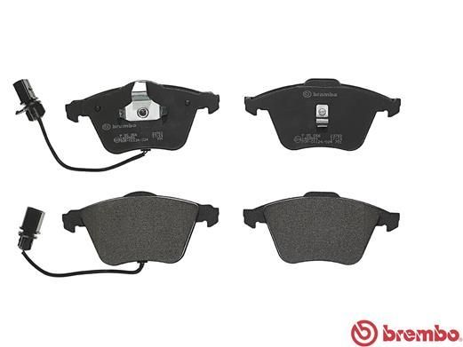 Stabdžių trinkelių rinkinys, diskinis stabdys BREMBO P 85 056